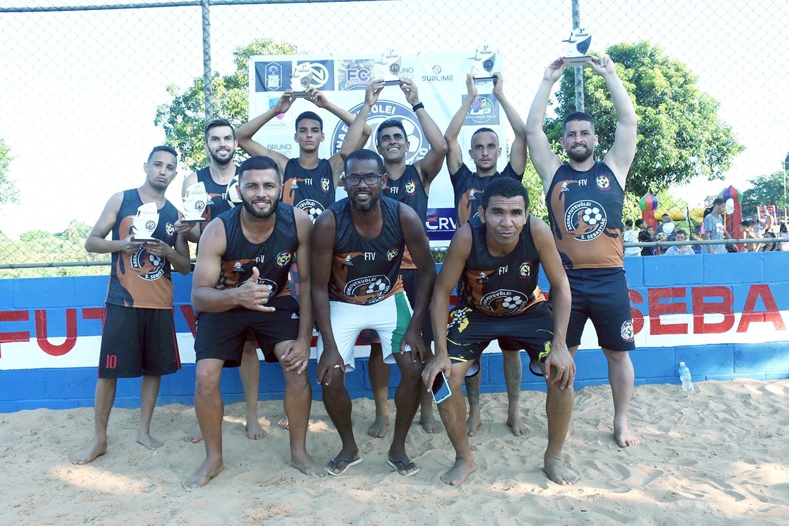 Andrey e Edinho são campeões do Torneio de Futevôlei