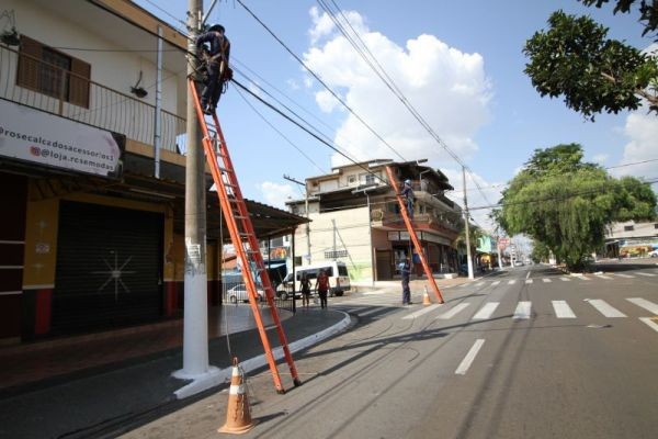 Implantação da rede de fibra ótica de Hortolândia alcança 85% de execução