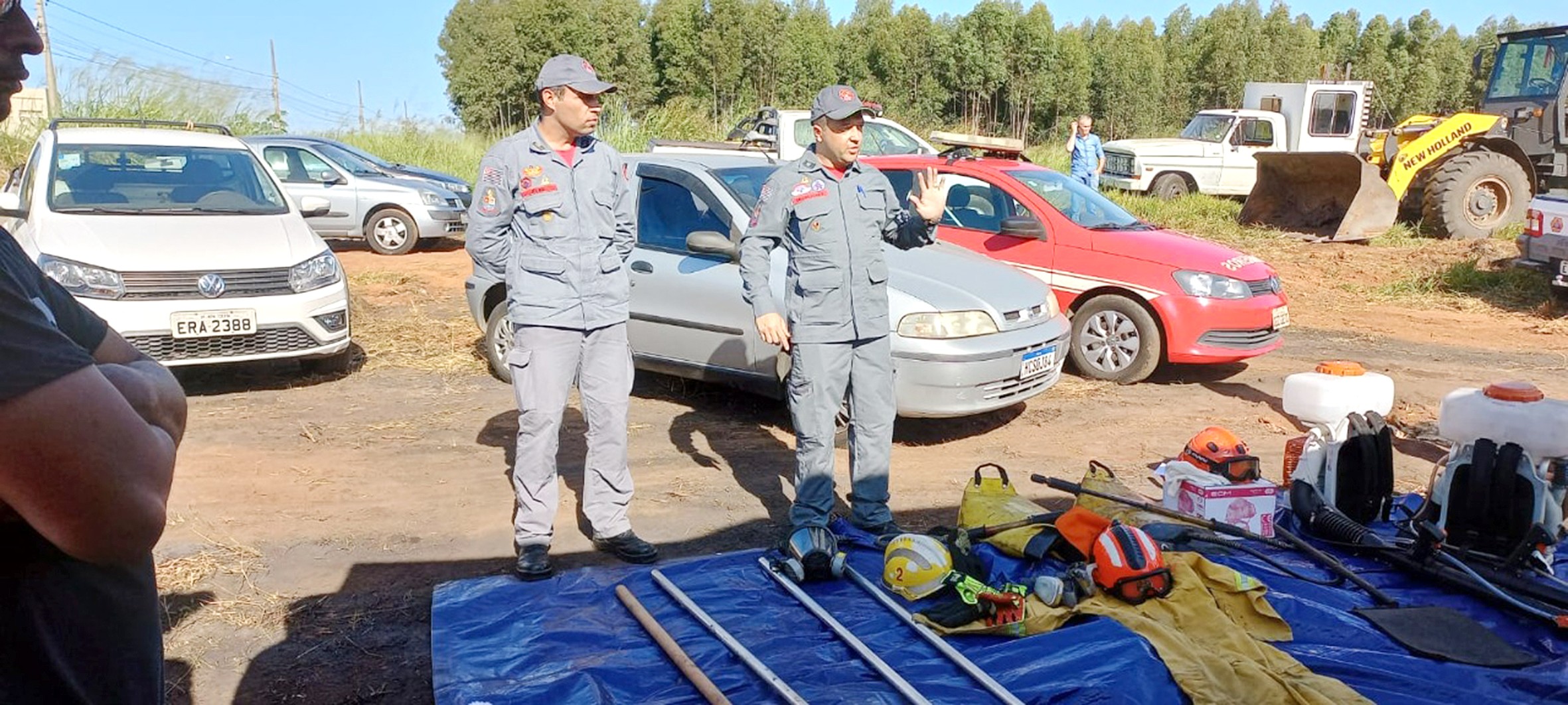 Simulado prepara bombeiros e Defesa Civil para enfrentamento da estiagem