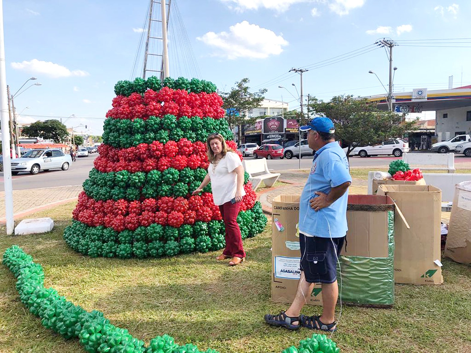 Sumaré começa preparar decoração natalina sustentável em toda cidade