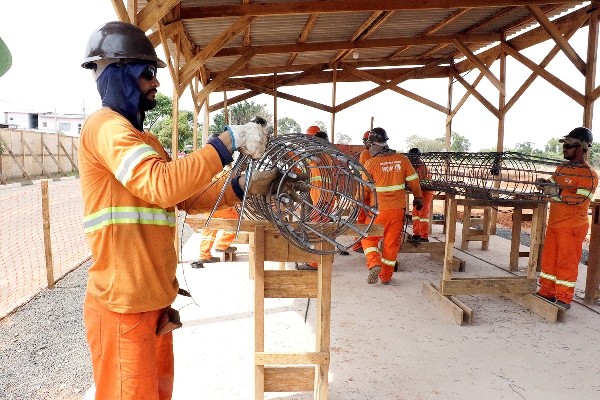 Obras de construção do Viaduto do Jardim Nova Europa avançam