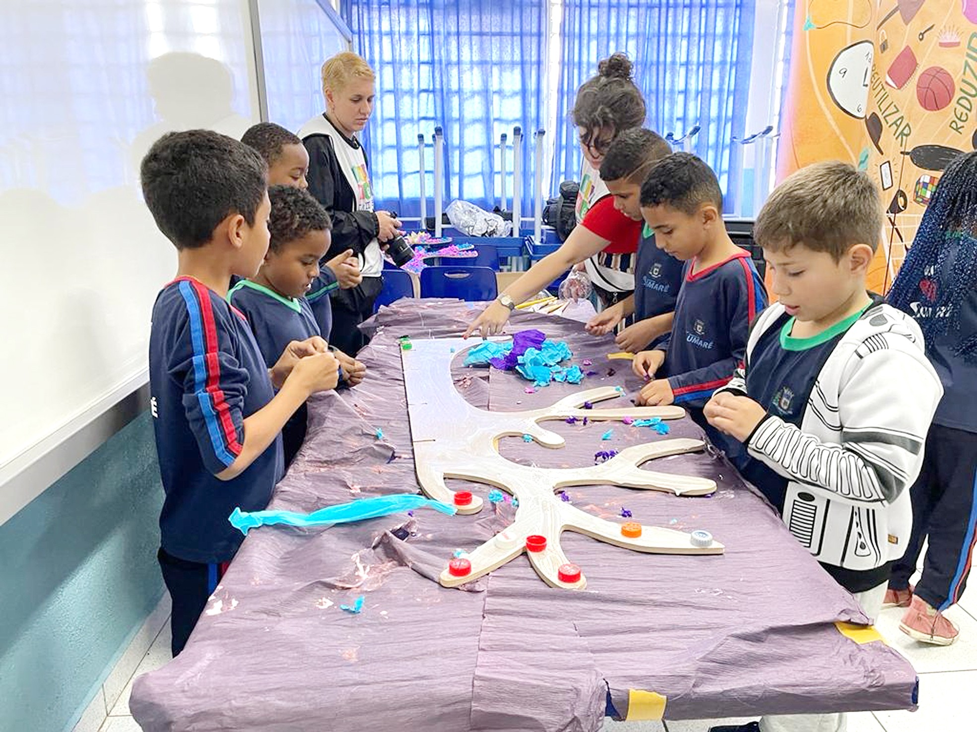Escola do Residencial Regina recebe projeto ambiental com apoio da PPG