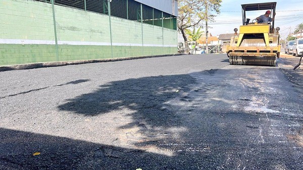 Construção de bolsão de estacionamento entra em fase final em Nova Odessa