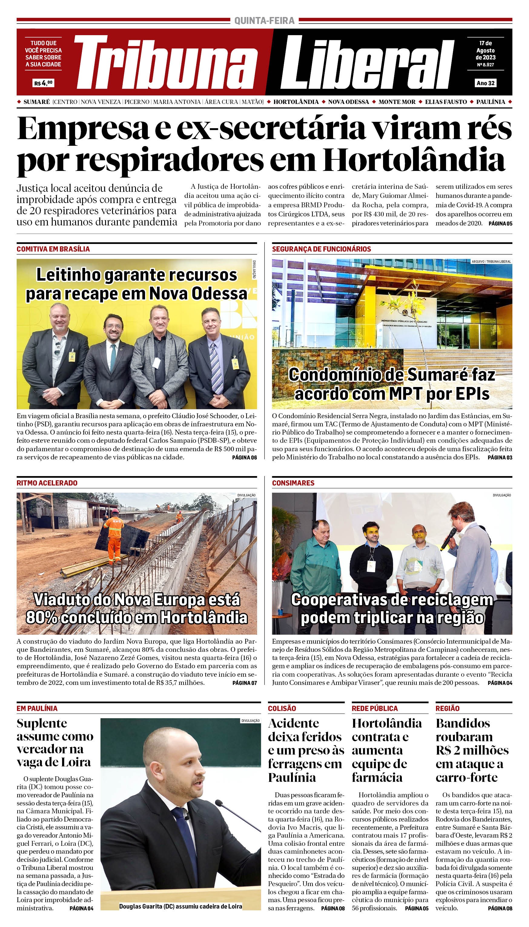 Edição de Quinta-Feira - 17-08-2023