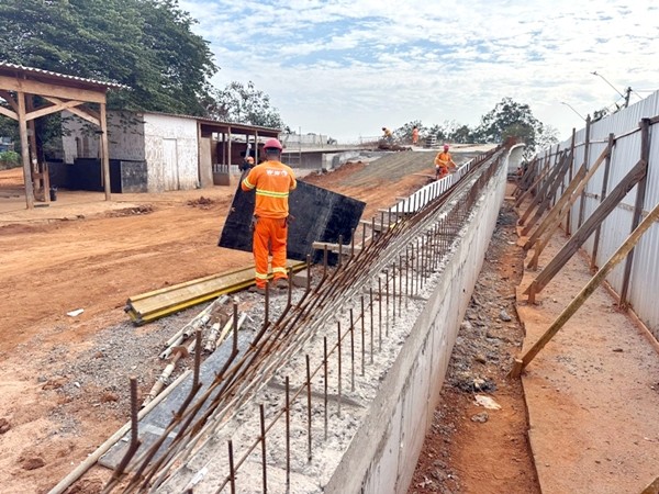Obra de viaduto do Jd. Nova Europa está 80% concluída em Hortolândia