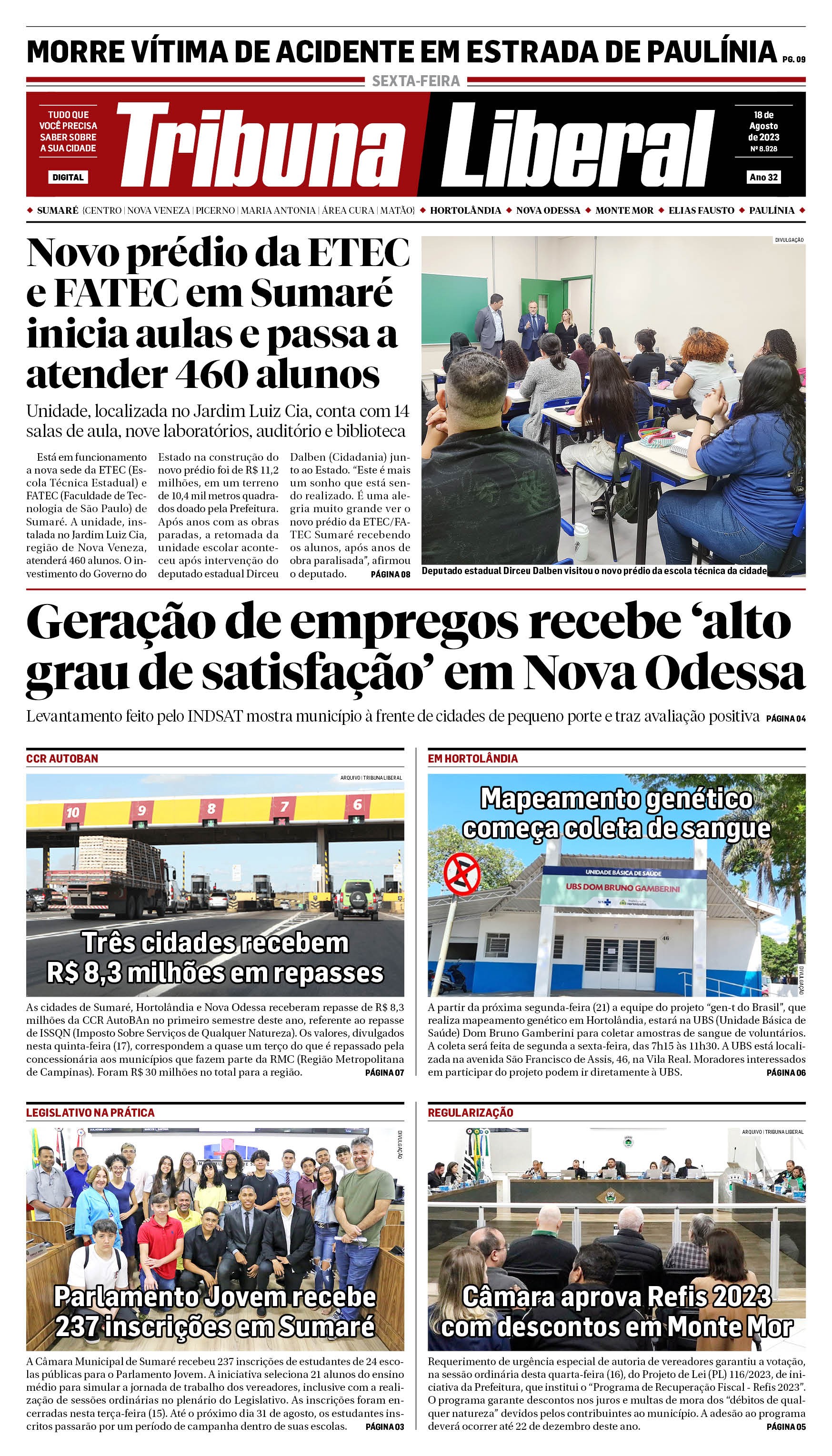 Edição de Sexta-Feira - 18-08-2023