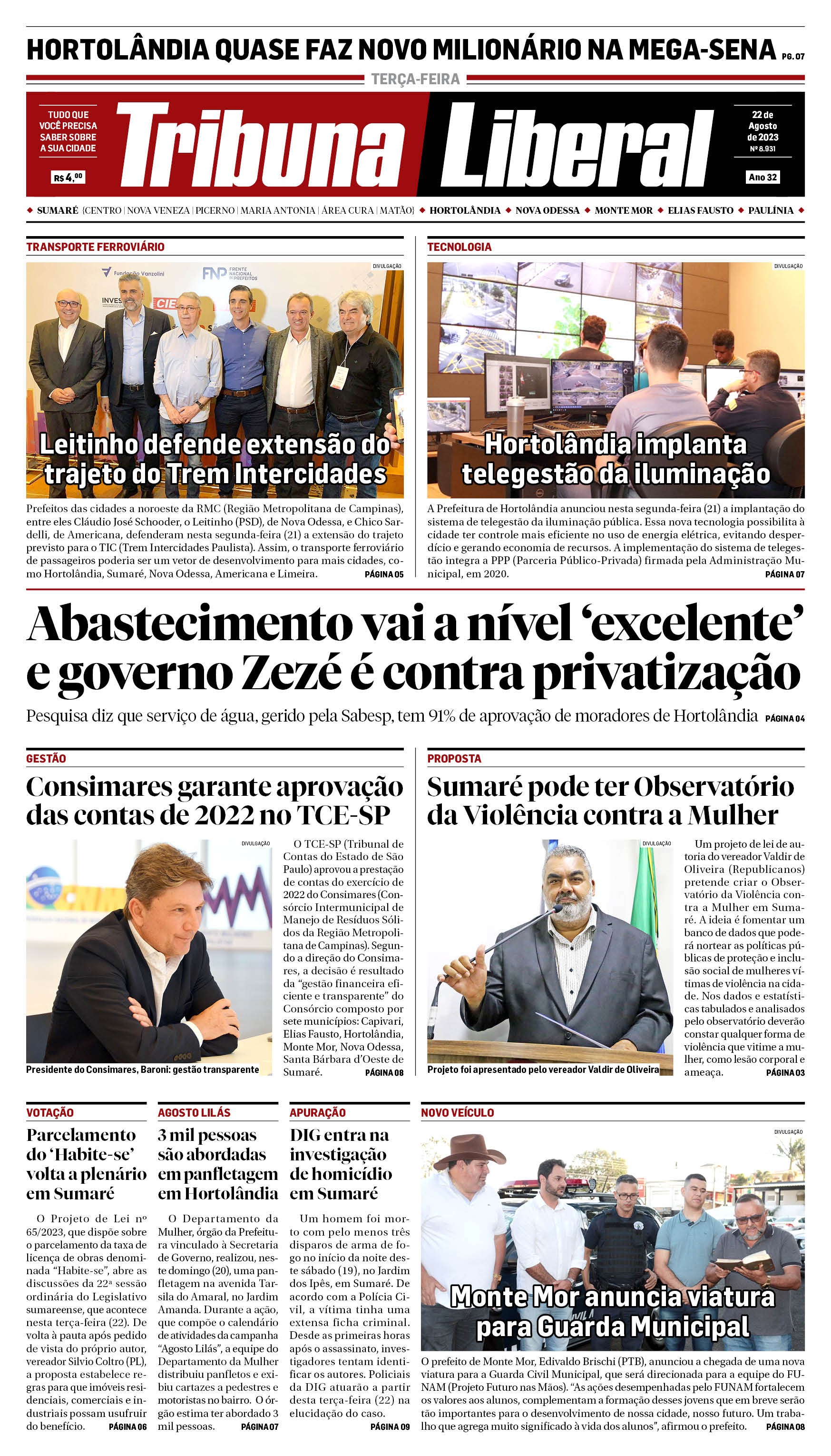 Edição de Terça-Feira - 22-08-2023