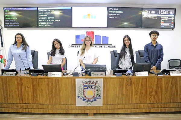 Parlamento Jovem de Sumaré elege nova Mesa Diretora