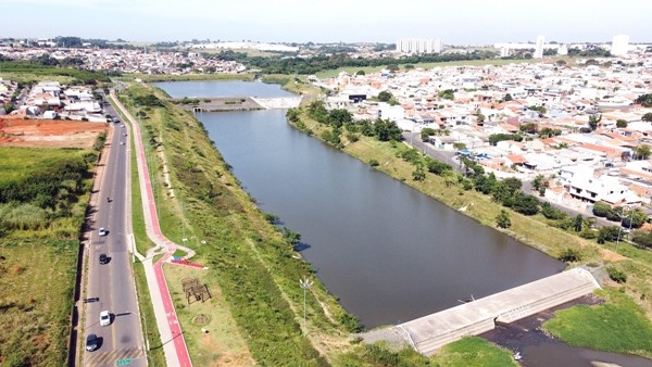 Via ao lado do Lago da Fé terá trecho interditado a partir desta quarta-feira