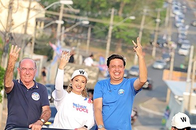 Willian Souza e Décio Marmirolli lideram carreata com mil veículos em Sumaré