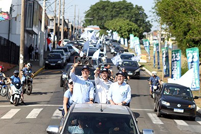 Eder Dalben realiza duas carreatas no fim de semana com milhares de veículos