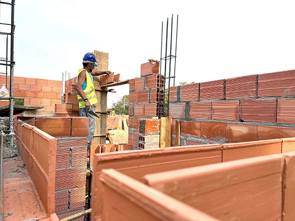 Avançam obras de nova escola em Sumaré, na região de Nova Veneza