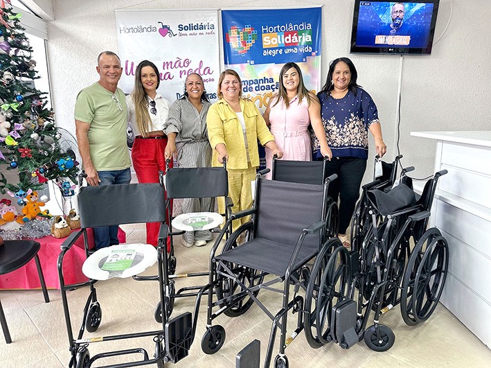 Campanha ‘Lacre Solidário’ arrecada 15 cadeiras de rodas para entidades de Hortolândia