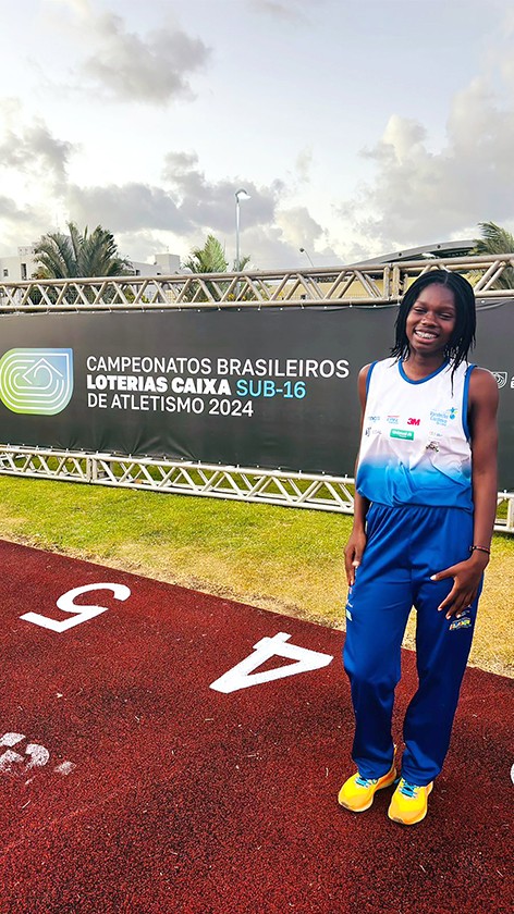 Ex-atleta da Escolinha de Atletismo de Sumaré fica entre as melhores do Brasil