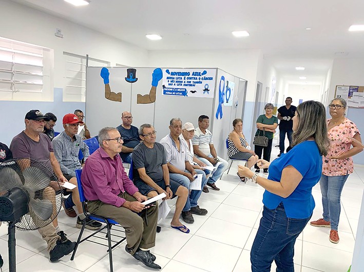 Sumaré promove campanha Novembro Azul 2024 para prevenção do câncer de próstata