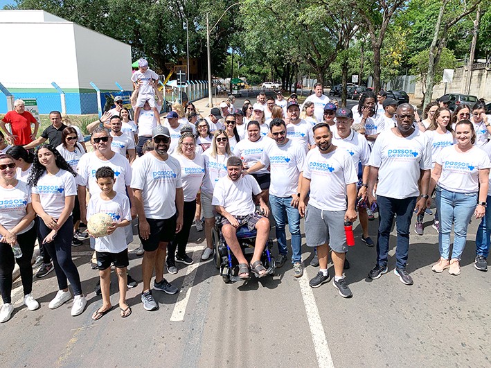 Campanha de mobilização ‘Passos Que Salvam’ reúne 300 pessoas no Parque das Crianças de Nova Odessa