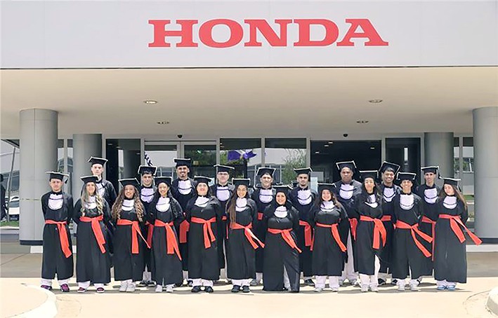 Honda promove formatura do Curso de Formação de Profissionais em Sumaré