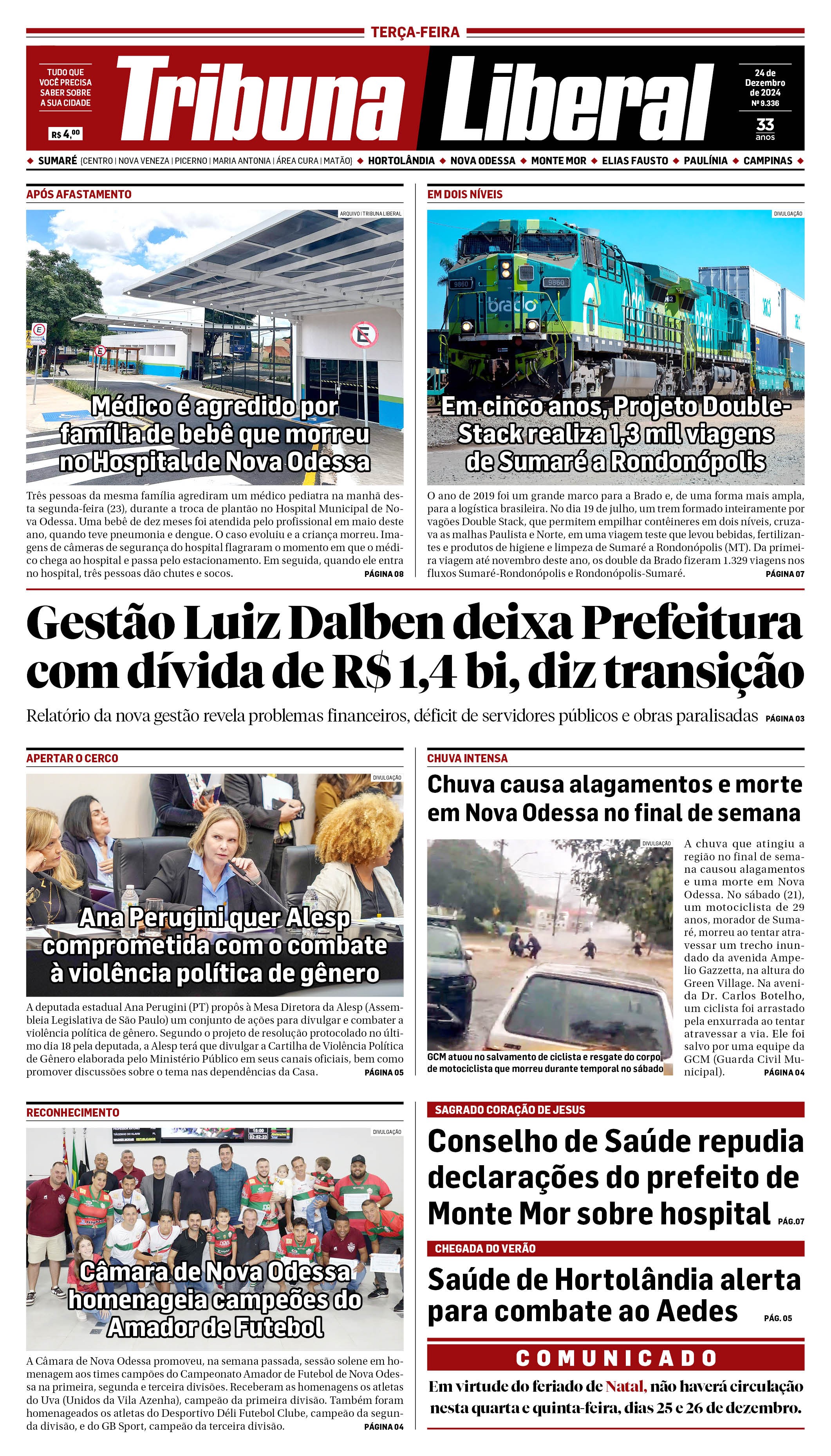 Edição de Terça-Feira - 24-12-2024