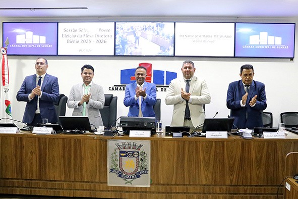 Hélio Silva é reconduzido à presidência da Câmara e reforça liderança política em Sumaré