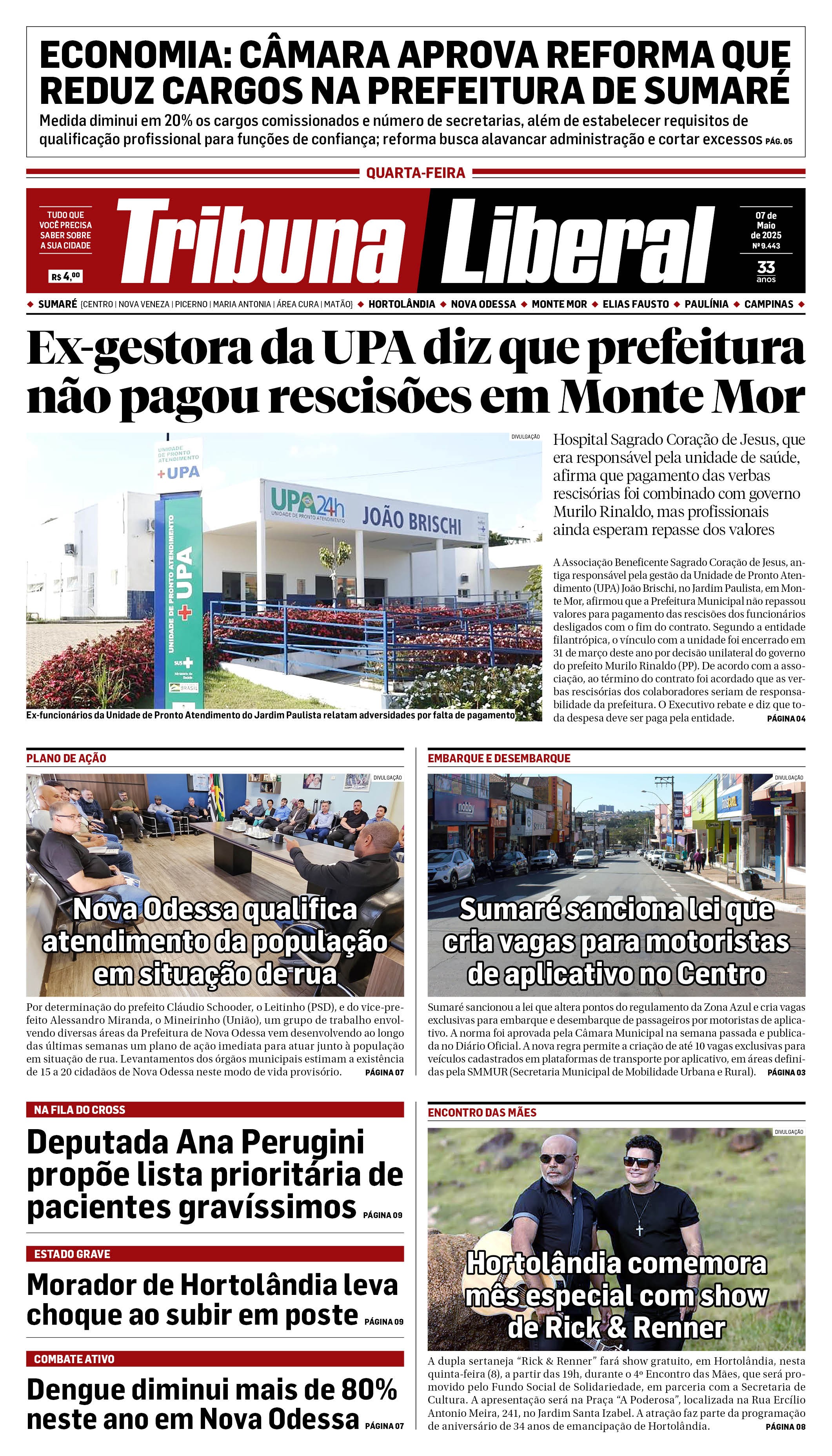 Edição de Quarta-Feira - 07-05-2025