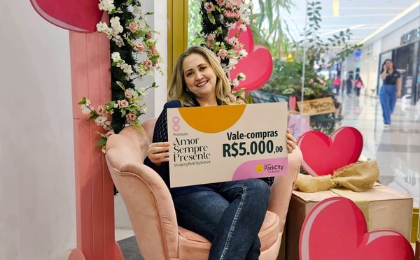 Shopping ParkCity entrega primeiro prêmio de R$ 5 mil a sumareense