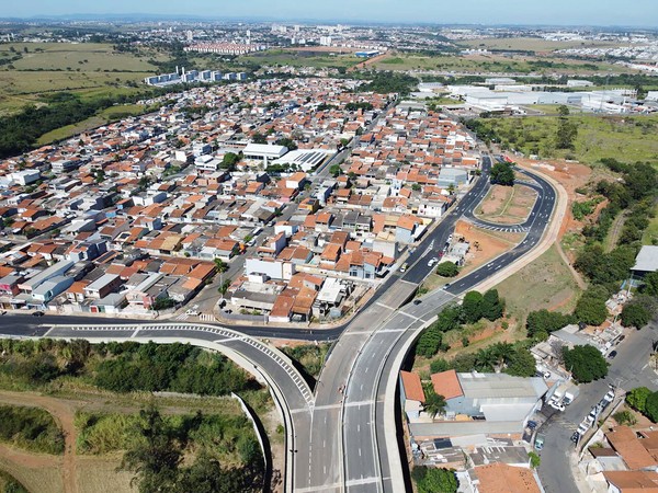 Obra do viaduto do Nova Europa, em Hortolândia, é finalizada