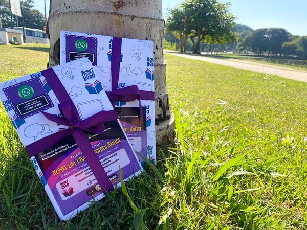 Semana Cultural espalha livros na lagoa do Jardim Amanda, em Hortolândia