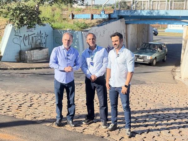 Mineirinho e Dalben vistoriam obras importantes da Rumo em Nova Odessa