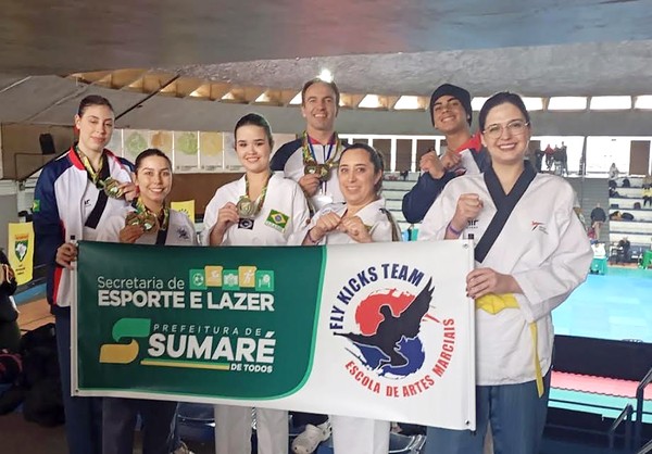 Atletas de Sumaré conquistam 13 medalhas no Taekwondo