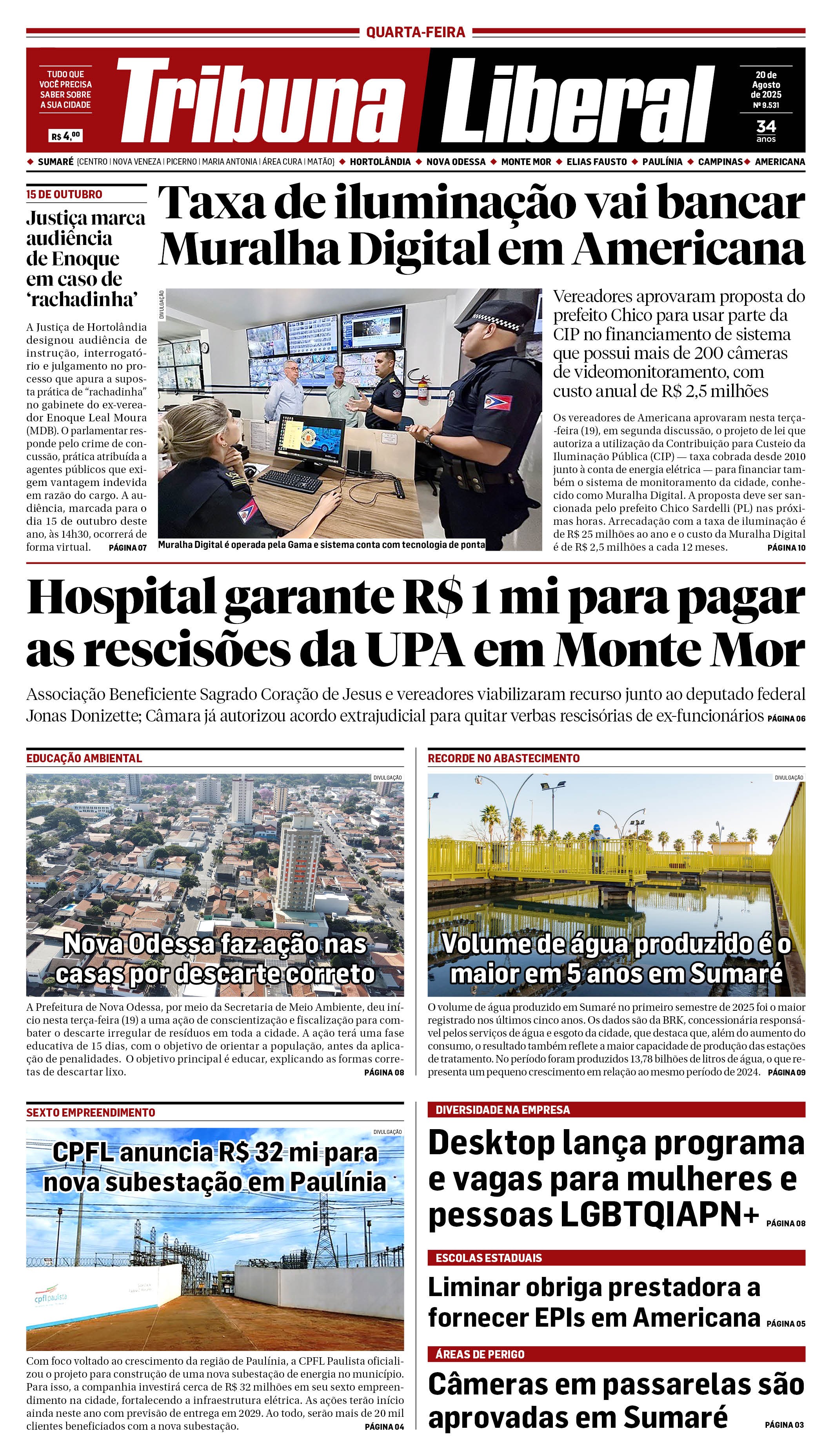 Edição de Quarta-Feira - 20-08-2025