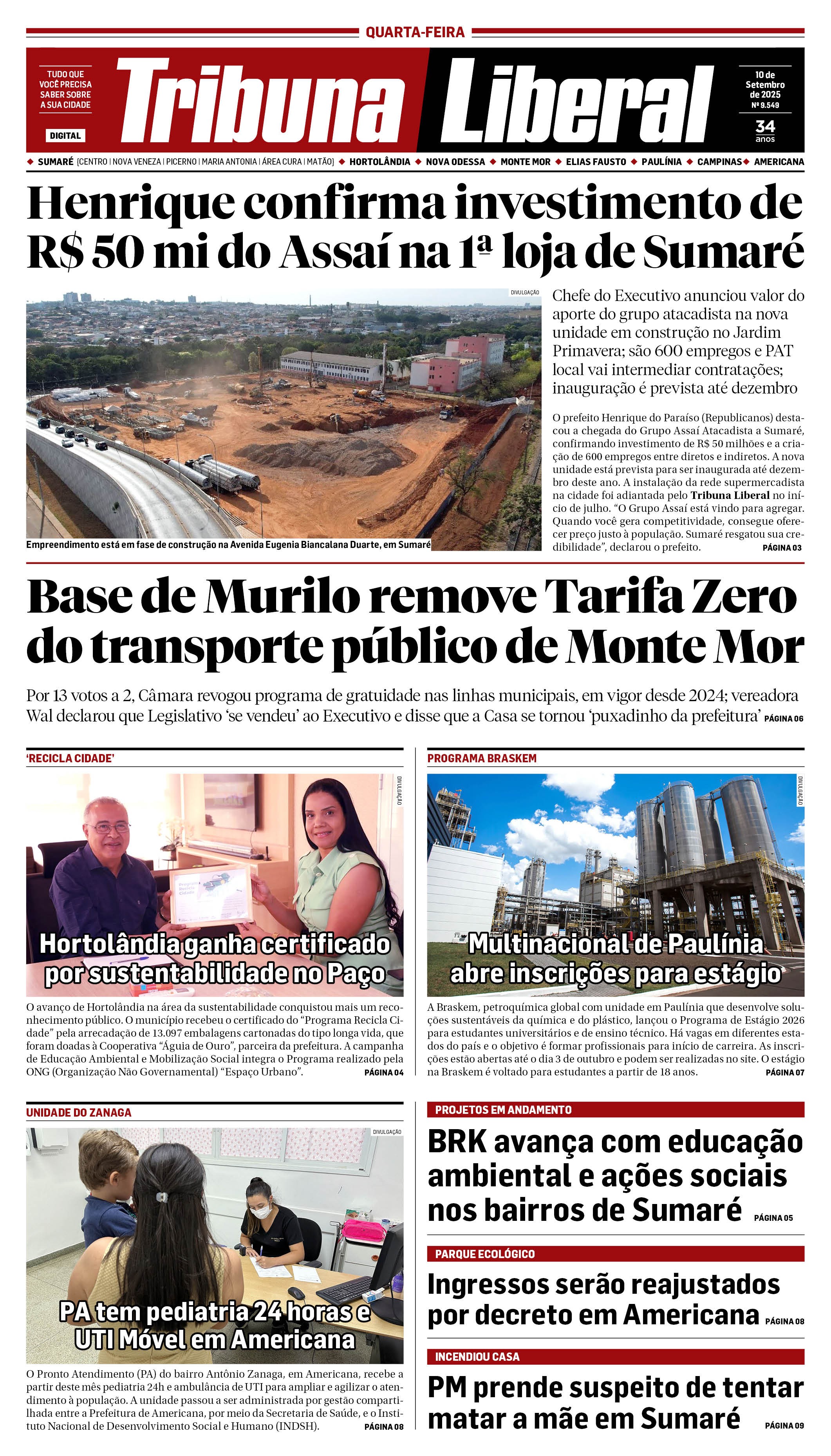 Edição de Quarta-Feira - 10-09-2025