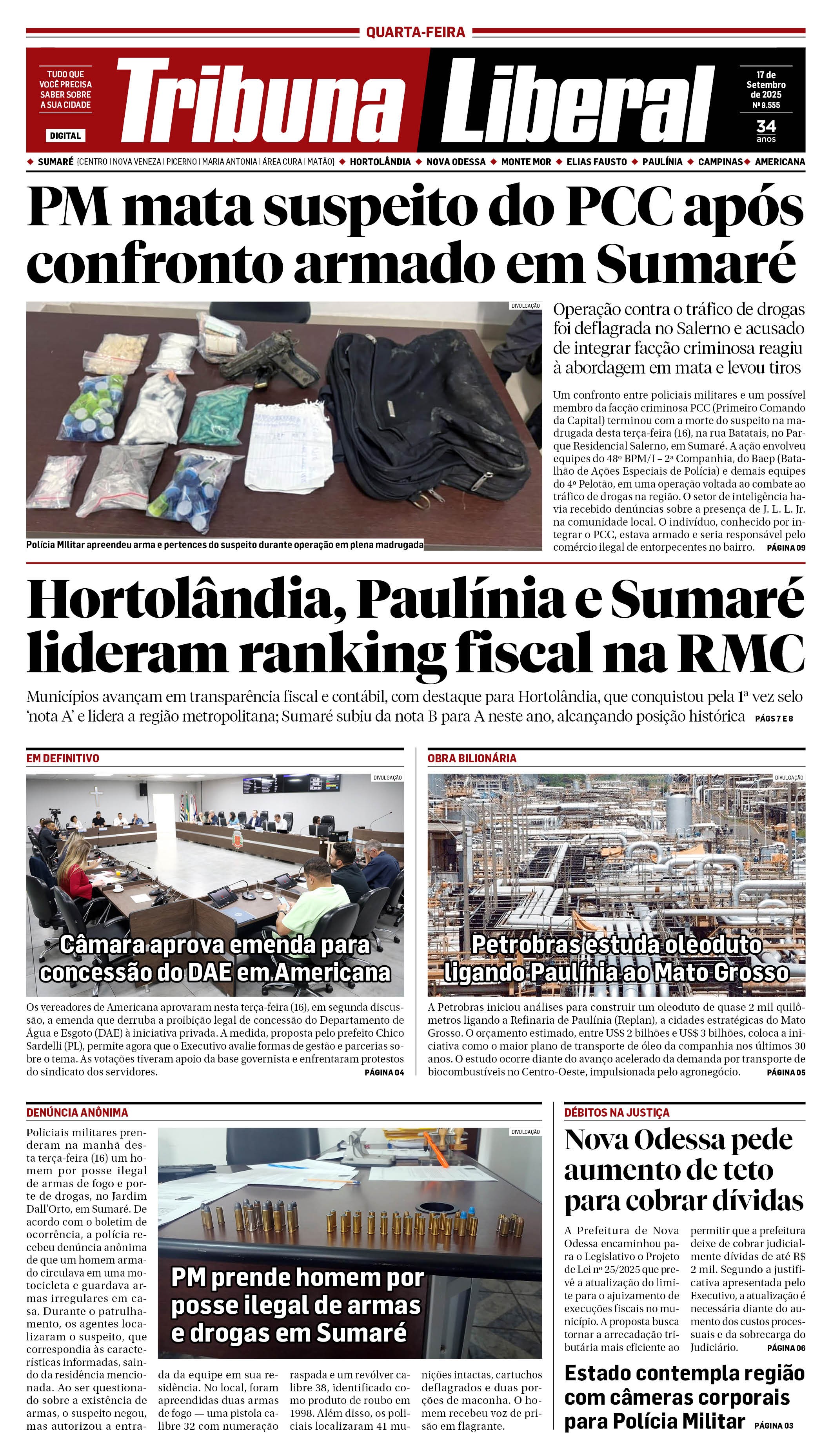 Edição de Quarta-Feira - 17-09-2025