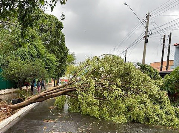 Primavera começa com chuva violenta de 200 mm nas seis cidades da região