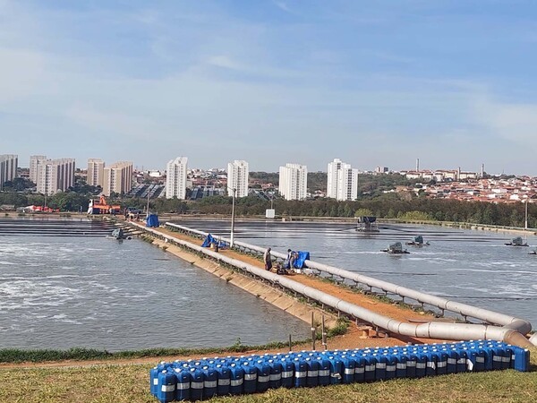 Estado confirma conclusão de limpeza e retirada de lodo da ETE Hortolândia