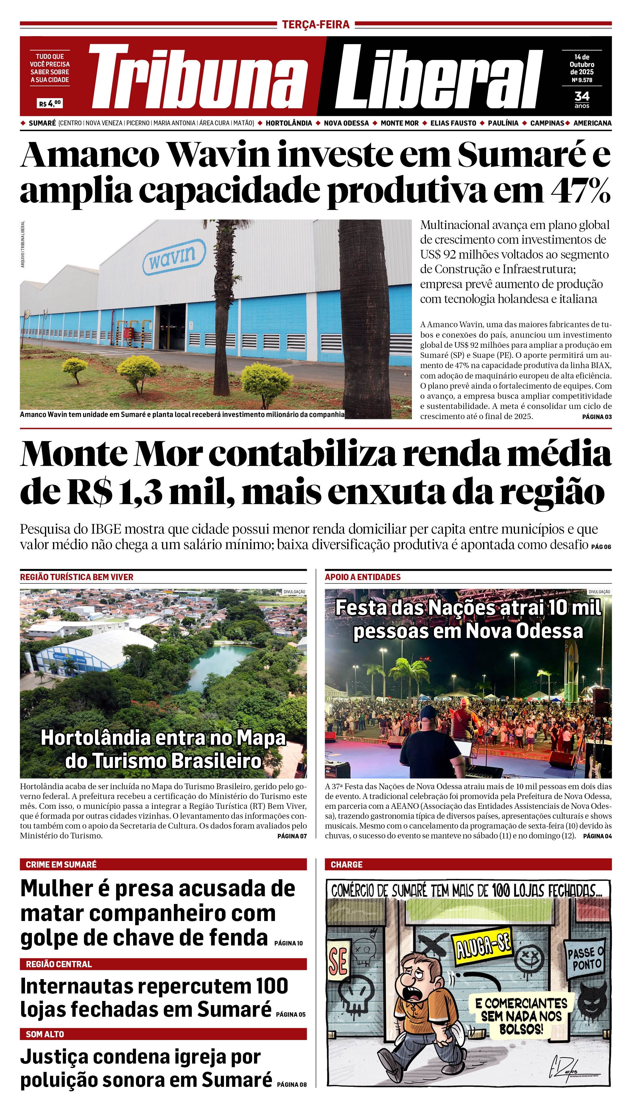 Edição de Terça-Feira - 14-10-2025