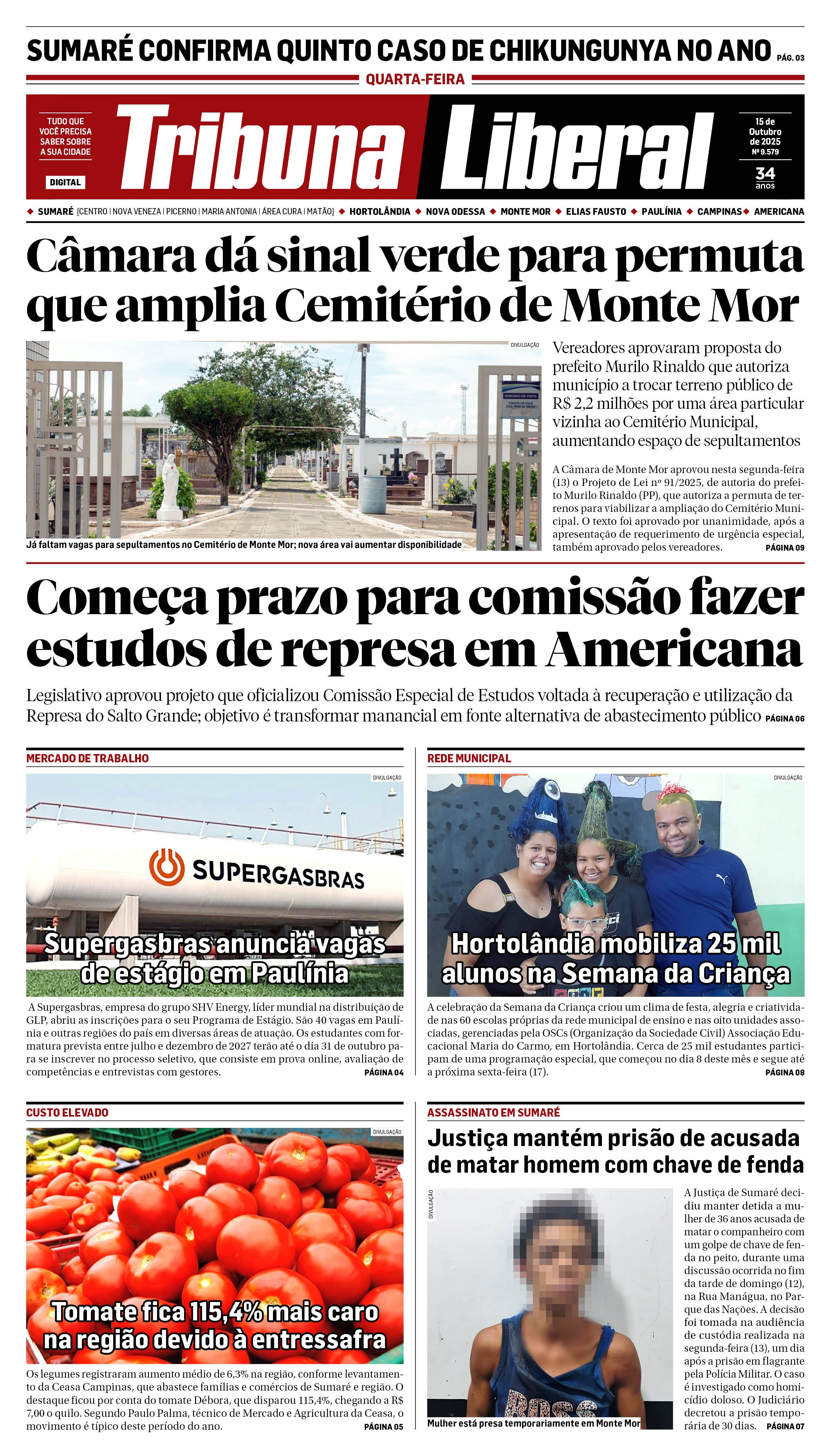 Edição de Quarta-Feira - 15-10-2025