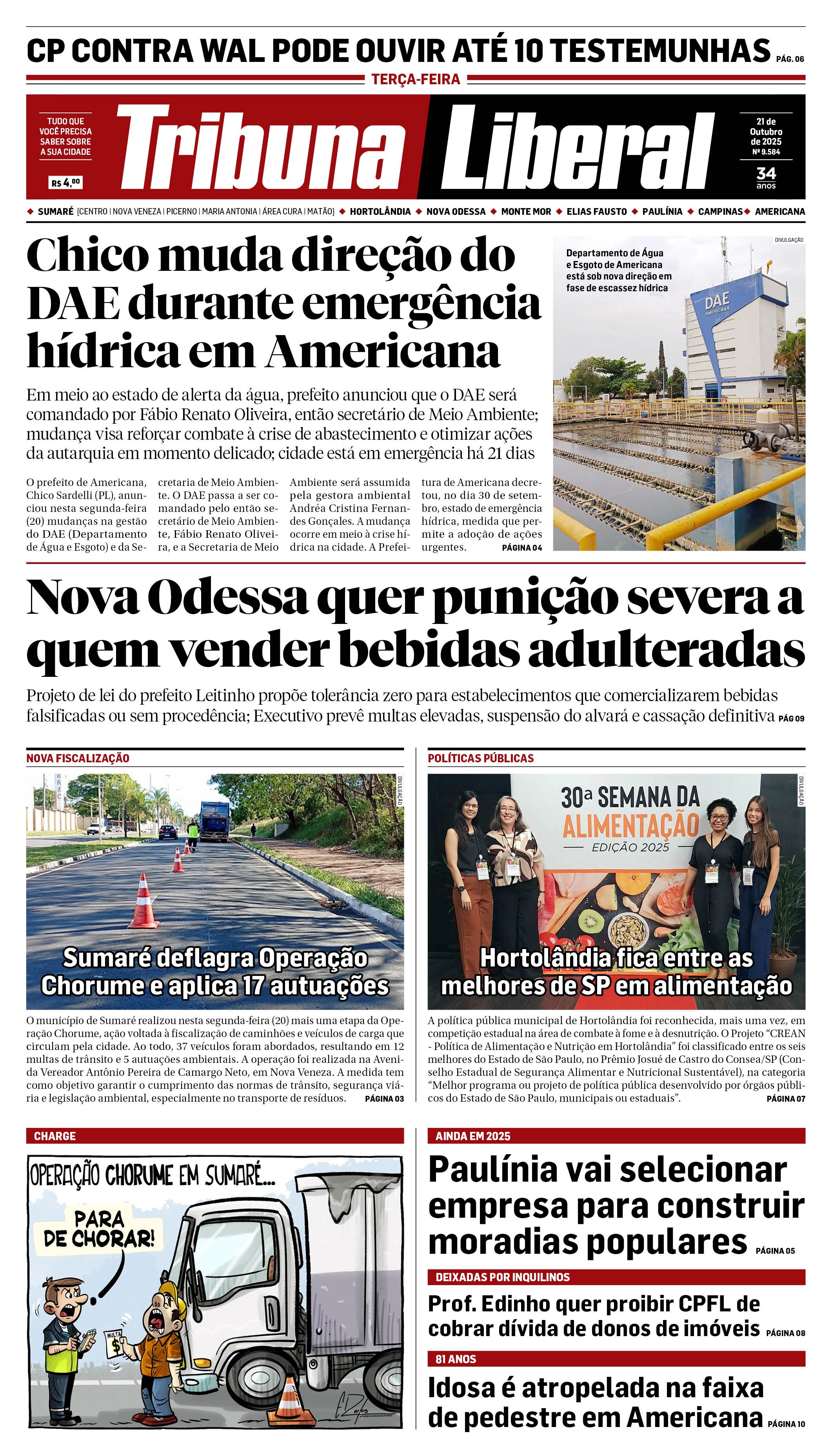 Edição de Terça-Feira - 21-10-2025