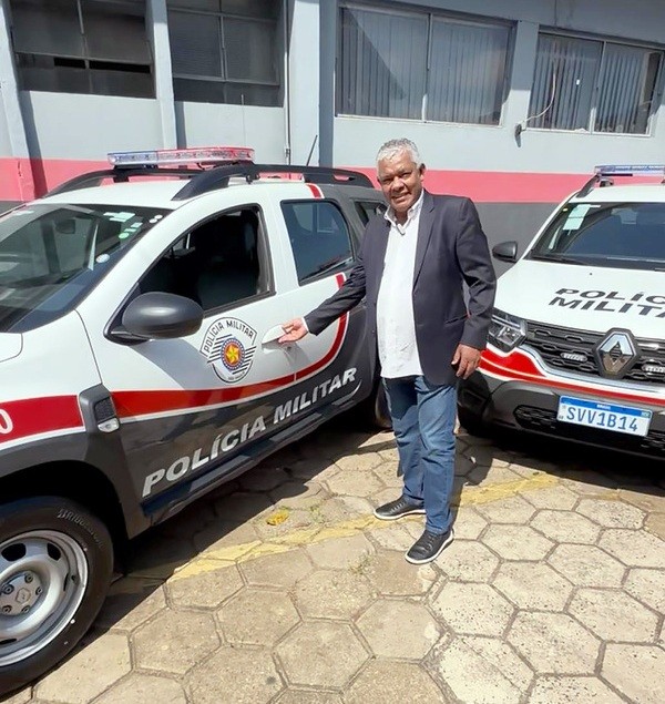 Tavares anuncia nova viatura da PM para Sumaré com intermediação de Valéria Bolsonaro