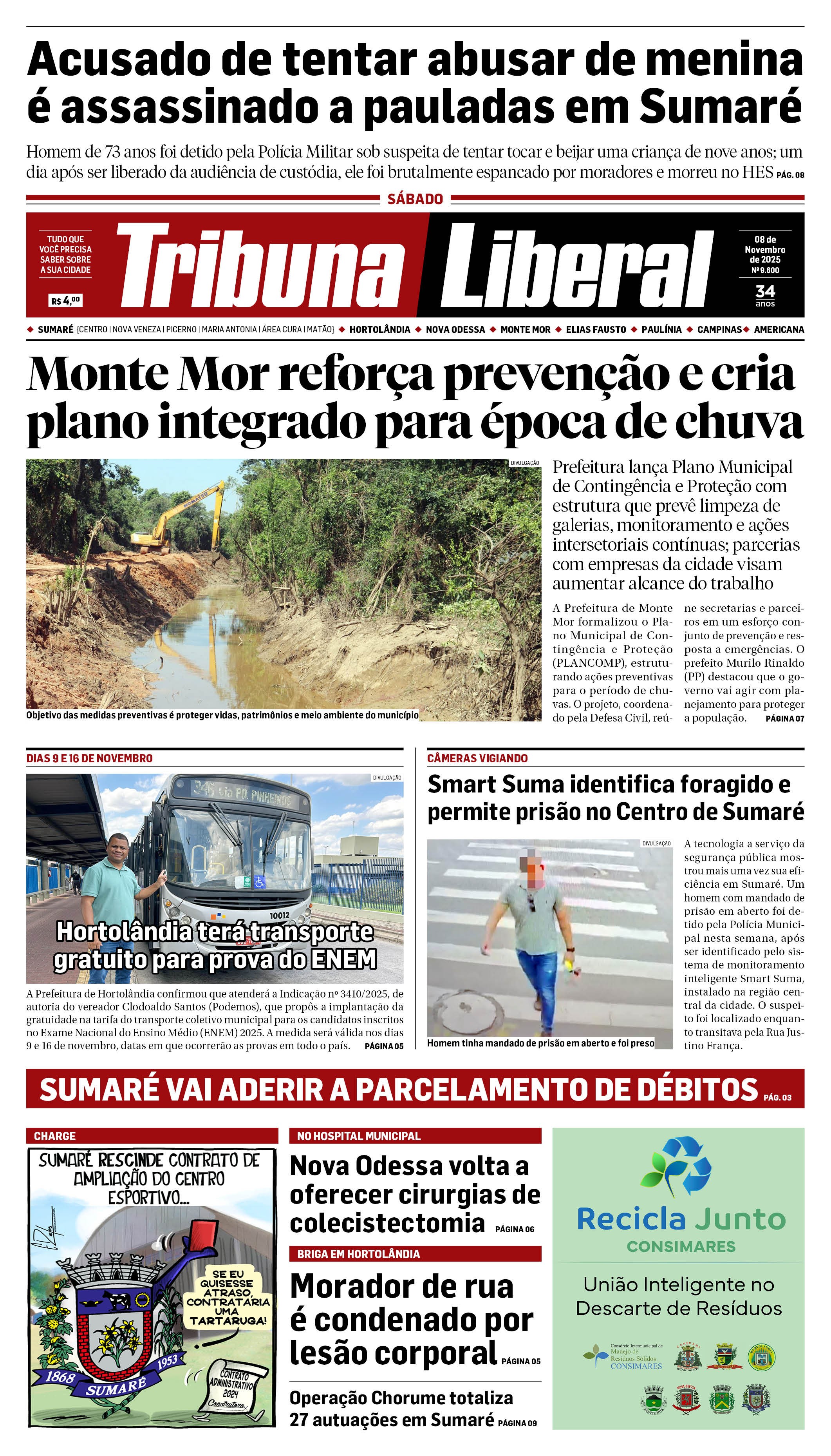 Edição de Sábado - 08-11-2025