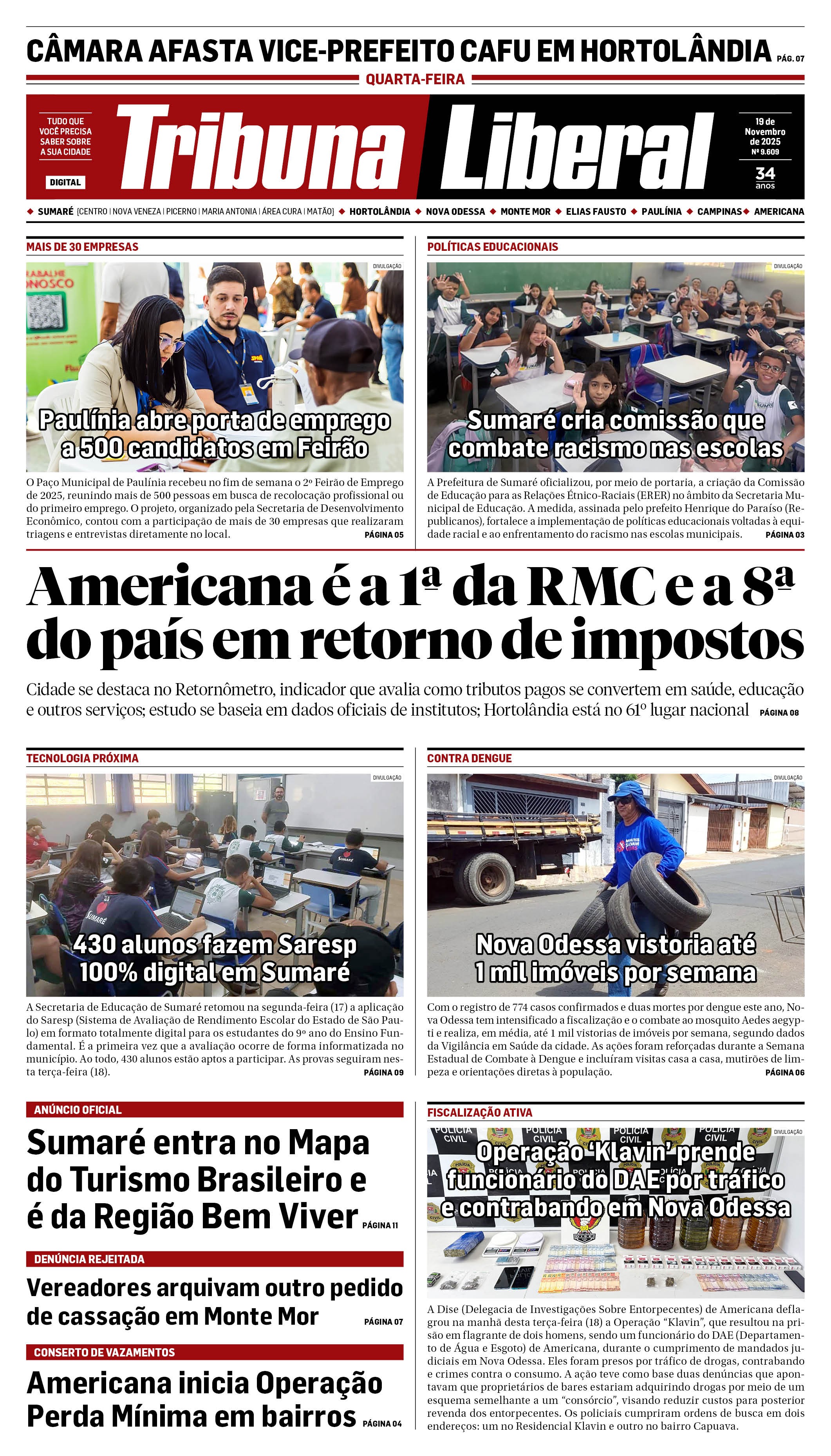 Edição de Quarta-Feira - 19-11-2025