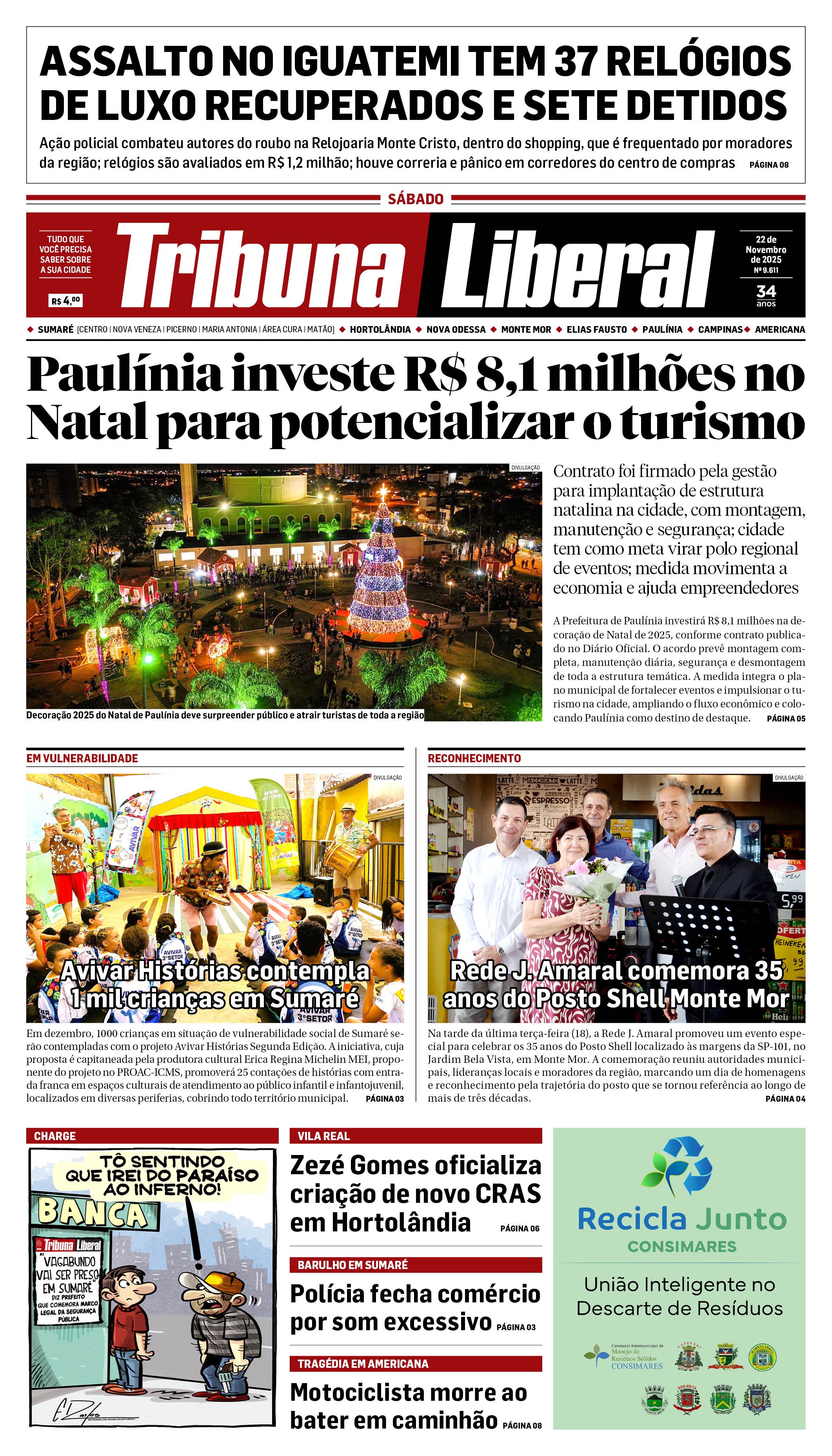 Edição de Sábado - 22-11-2025