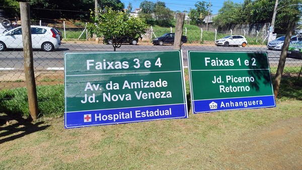 Sumaré começa instalação de nova sinalização viária na região central