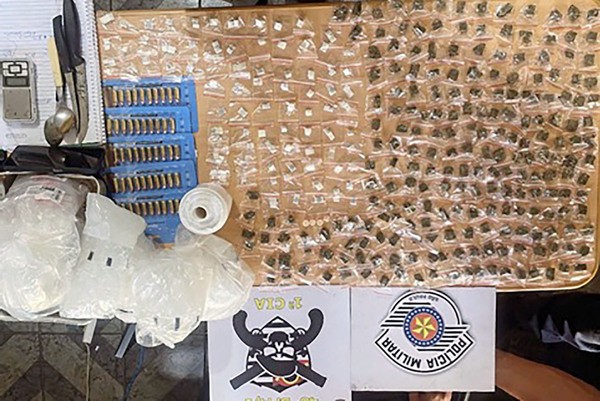 PM detém homem e apreende drogas e munições de uso restrito em Sumaré