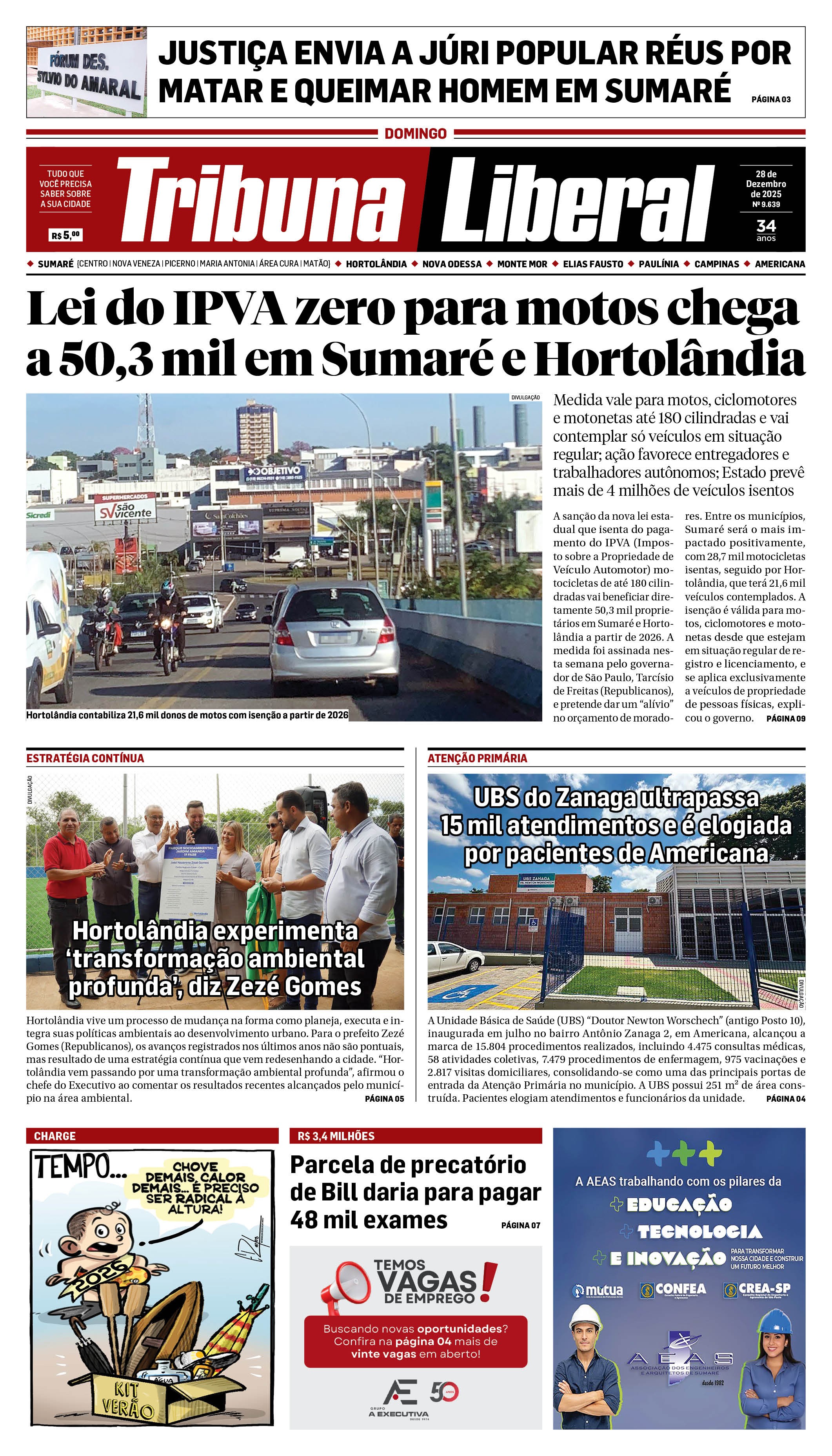 Edição de Domingo - 28-12-2025