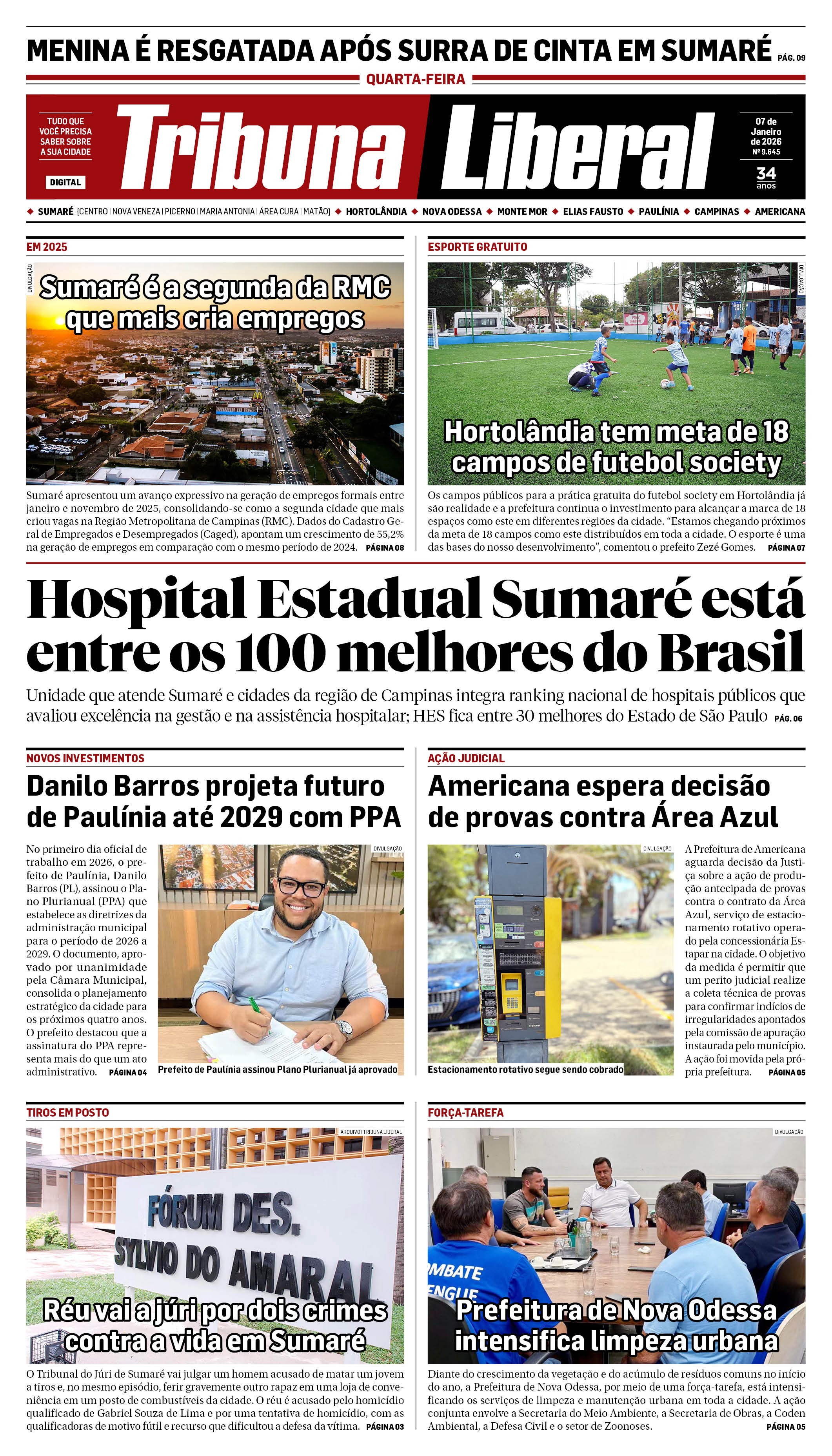 Edição de Quarta-Feira - 07-01-2026