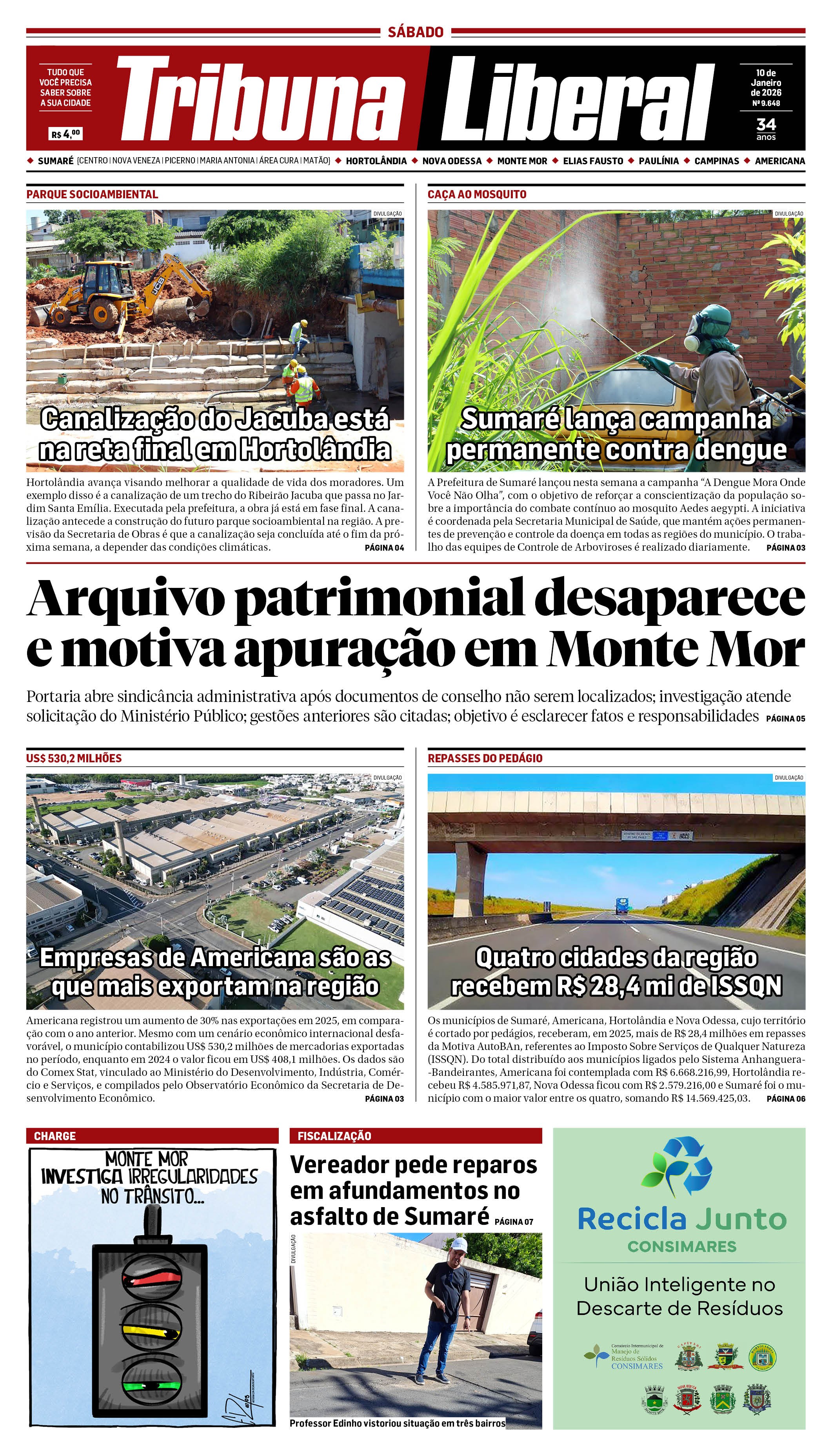 Edição de Sábado - 10-01-2026