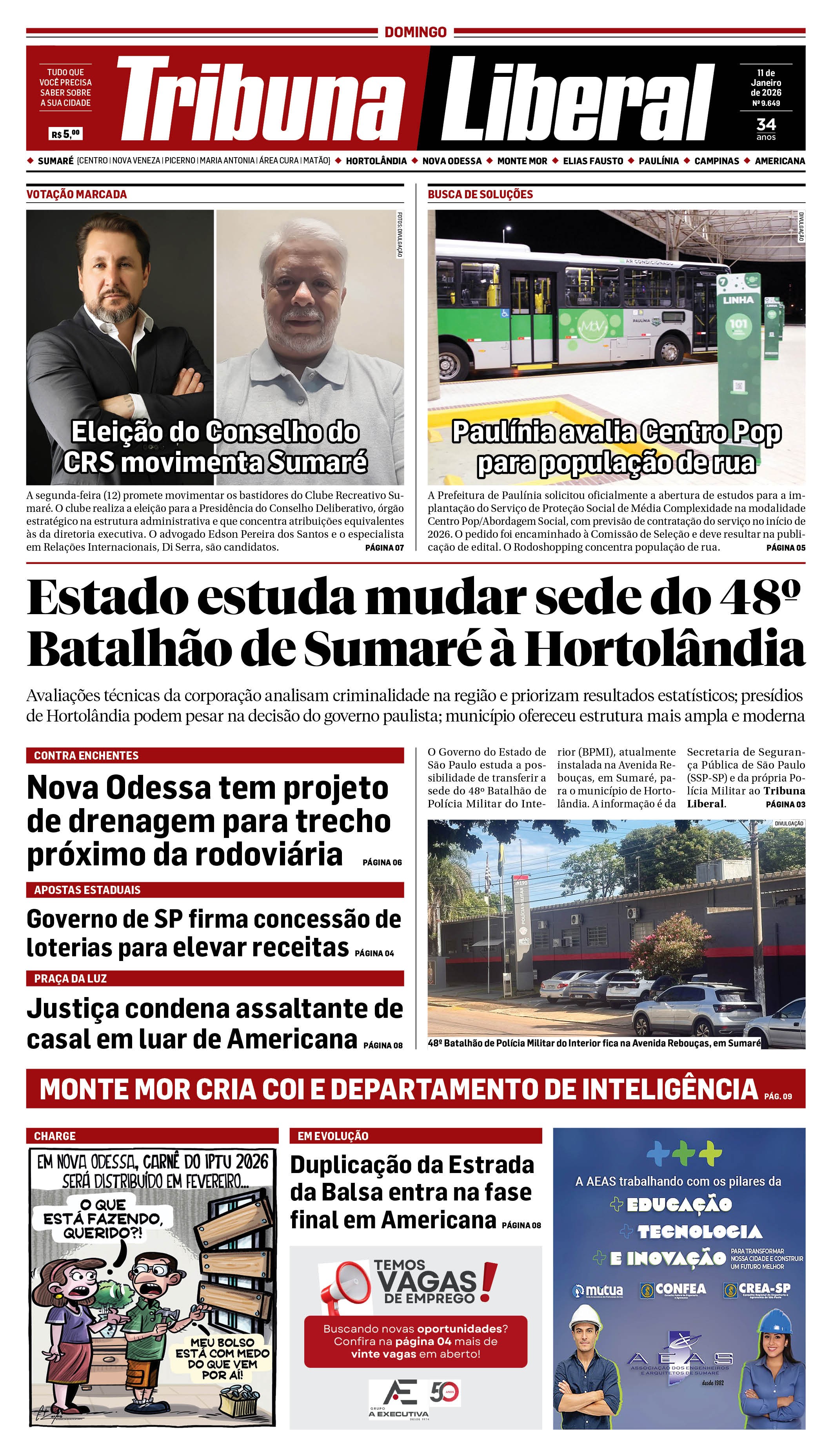 Edição de Domingo - 11-01-2026