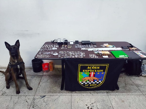 Baep apreende droga e equipamento na ‘adega do tráfico’ em Americana