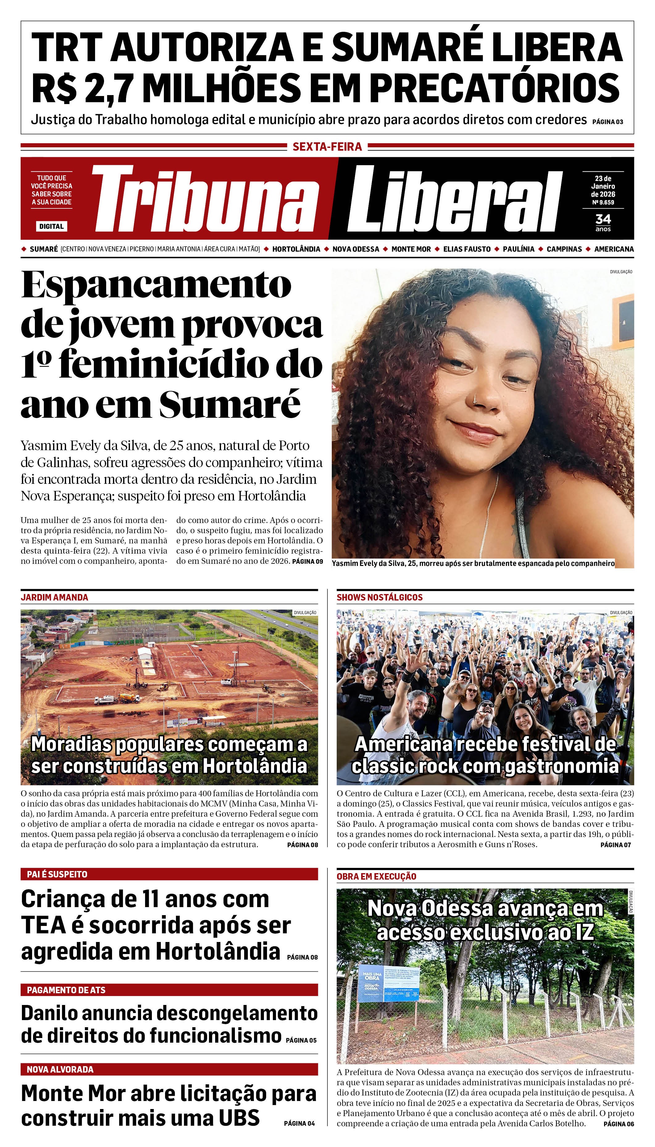 Edição de Sexta-Feira - 23-01-2026