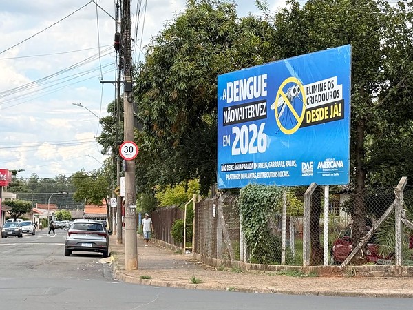 Americana intensifica conscientização em combate à dengue com campanha